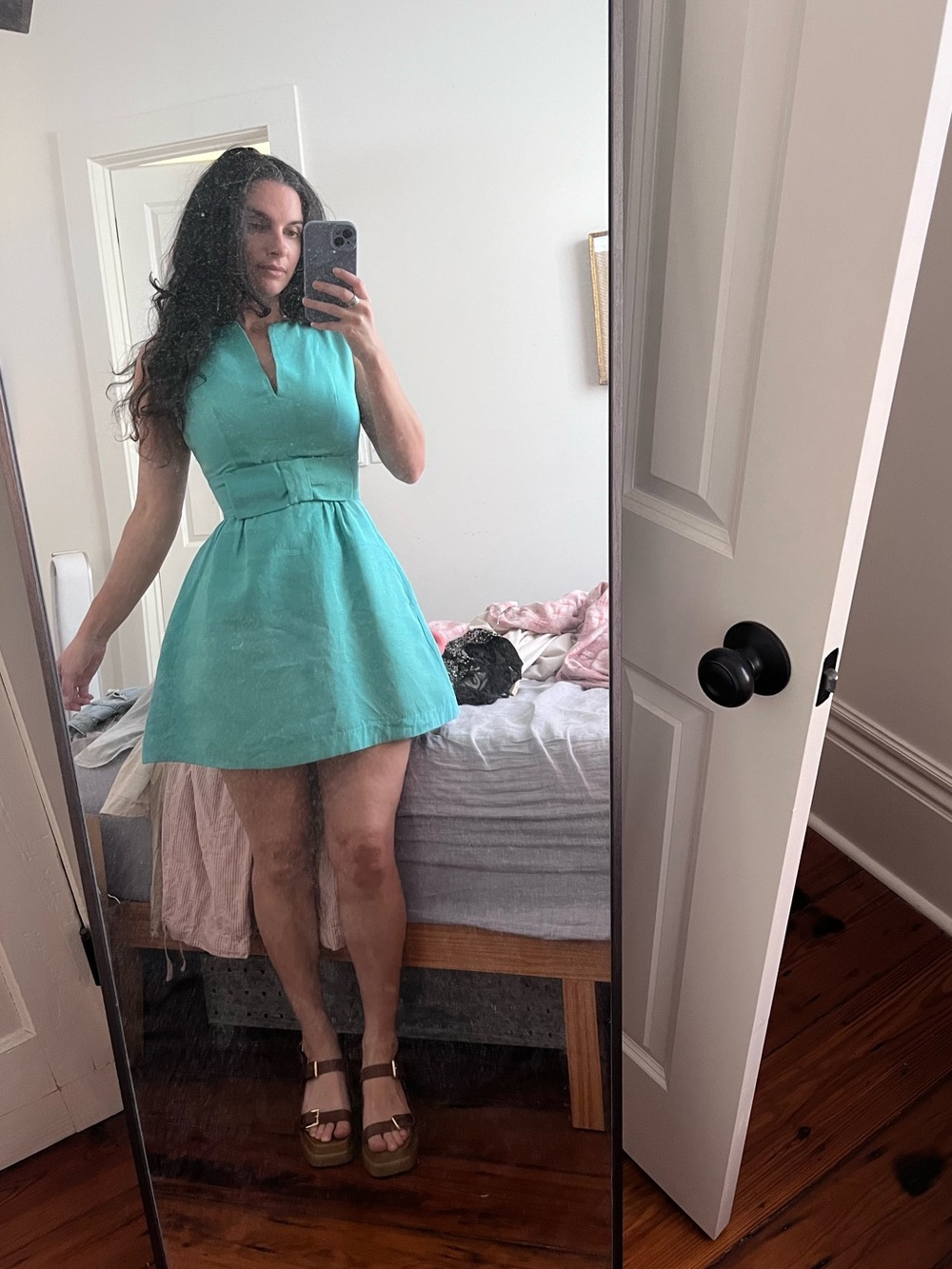 Trashy Diva Holiday Dress Tiffany Blue
